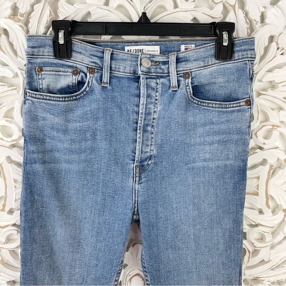 {Re/done} High-Rise Ankle Crop Comfort Stretch, Size 30 - Picture 3 of 11